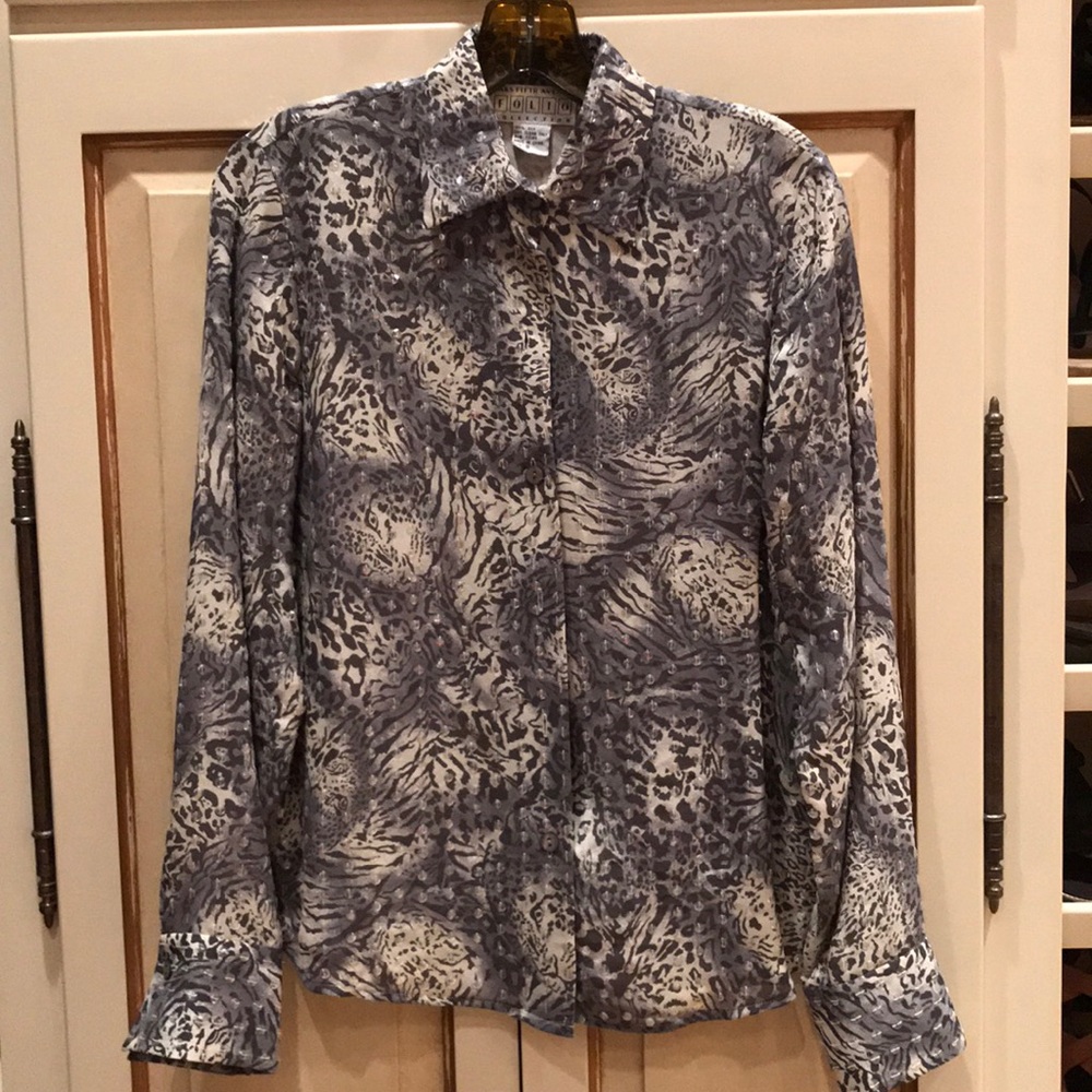 Excellent, Saks Fifth Avenue Folio Collection Top